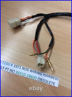 Suzuki T250 R 1971 Nos Wiring Harness Assembly Pt 36610-18600 With Tag Obsolete