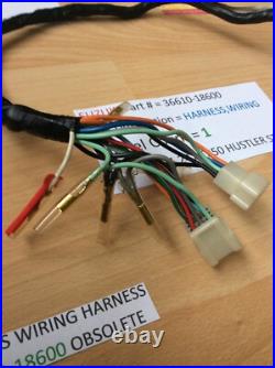Suzuki T250 R 1971 Nos Wiring Harness Assembly Pt 36610-18600 With Tag Obsolete
