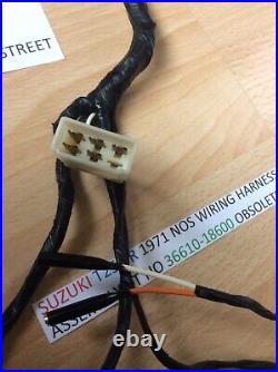Suzuki T250 R 1971 Nos Wiring Harness Assembly Pt 36610-18600 With Tag Obsolete