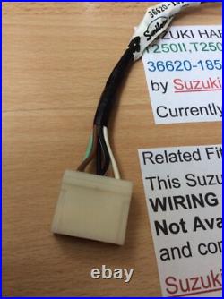 Suzuki T250 T350 Nos Rear Tail Light Harness Loom Pt No 36620-18501 New Perfect Suzuki T250 T350 Nos Rear Tail Light Harness Loom Pt No 36620-18501 New Perfect