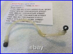Suzuki T250 Tc305 T305 T350 N. O. S Oil Hose No 1 New Pt No 16810-18030