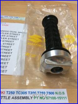 Suzuki T250 Tc305 T305 T350 T500 N. O. S Throttle Grip Assembly Pt No 57100-15111