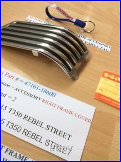 Suzuki T350 Nos Right Frame Accessory Pt No 47161-18600 With Parts Tag