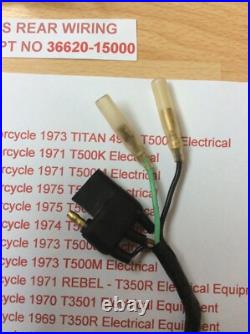 Suzuki T350 T500 Nos Rear Wiring Harness Loom New Pt 36620-15000 Now Obsolete