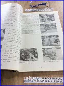 Suzuki T500-11 Service Manual + Gt500 A Technical Bulletin Nos Nice Clean Pages