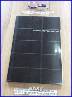 Suzuki T500-11 Service Manual + Gt500 A Technical Bulletin Nos Nice Clean Pages