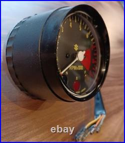 Suzuki T500 J, K, L, M Tachometer, Tacho, Black, Genuine, 34200-15122 NOS