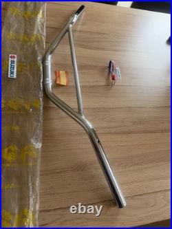 Suzuki TC100 TS100 NOS HANDLE BARS NEW IN SUZUKI BAG WithTAG 56110-25001 OBSOLETE