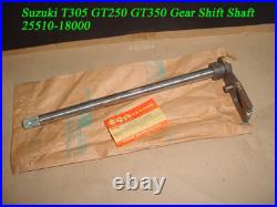 Suzuki TC305 GT250 T250 T305 T350 Shift Shaft Assy NOS 25510-18000 GEAR CHANGE