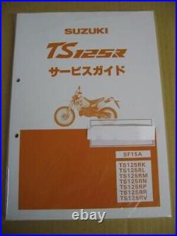 Suzuki TS125R SF15A Genuine Service Manual Japanese NOS