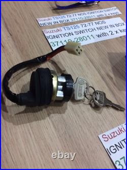 Suzuki TS125 72-77 NOS IGNITION SWITCH NEW IN BOX 37110-28011