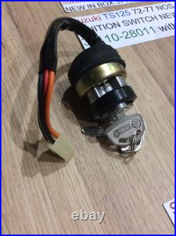 Suzuki TS125 72-77 NOS IGNITION SWITCH NEW IN BOX 37110-28011