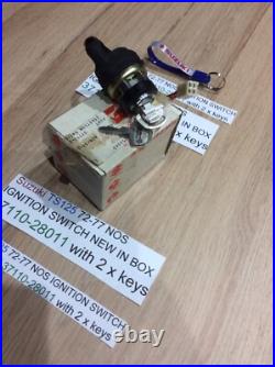 Suzuki TS125 72-77 NOS IGNITION SWITCH NEW IN BOX 37110-28011