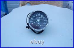 Suzuki TS MPH SPEEDO ASSEMBLY BROWN FACE UNKNOWN MODEL NOS