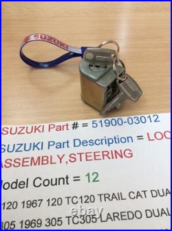 Suzuki Tc120 Tc305 T250 T125 T350 T500 Nos Steering Lock Pt No 51900-03012 Suzuki Tc120 Tc305 T250 T125 T350 T500 Nos Steering Lock Pt No 51900-03012