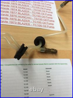 Suzuki Ts100 Tc100 Ts90 Tc90 Rv90 Nos Oil Hose / Pipe New Pt No 16820-25030