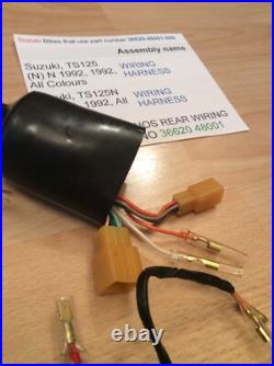 Suzuki Ts125 N Nos Rear Wiring Harness Loom New Pt No 36620-48001 With Parts Tag Suzuki Ts125 N Nos Rear Wiring Harness Loom New Pt No 36620-48001 With Parts Tag