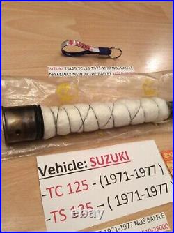Suzuki Ts125 Tc125 Nos Exhaust Baffle New In Bag With Tag Pt No 14510-28000
