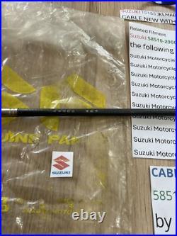 Suzuki Ts185 Jklmab 71-77 Nos Rear Brake Cable New With Tag Pt 58510-29000