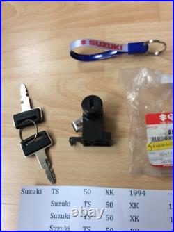 Suzuki Ts50 Rg400 Rg500 Nos Seat Lock Assembly With 2 X Keys 157 Pt 95700-13831