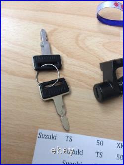 Suzuki Ts50 Rg400 Rg500 Nos Seat Lock Assembly With 2 X Keys 157 Pt 95700-13831