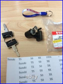 Suzuki Ts50 Rg400 Rg500 Nos Seat Lock Assembly With 2 X Keys 157 Pt 95700-13831