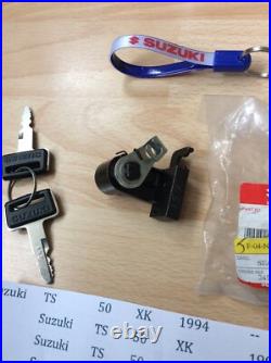 Suzuki Ts50 Rg400 Rg500 Nos Seat Lock Assembly With 2 X Keys 157 Pt 95700-13831