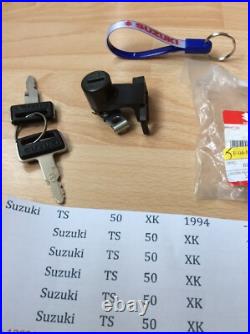 Suzuki Ts50 Rg400 Rg500 Nos Seat Lock Assembly With 2 X Keys 157 Pt 95700-13831