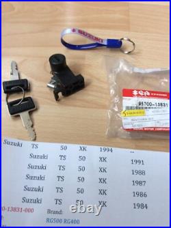 Suzuki Ts50 Rg400 Rg500 Nos Seat Lock Assembly With 2 X Keys 157 Pt 95700-13831