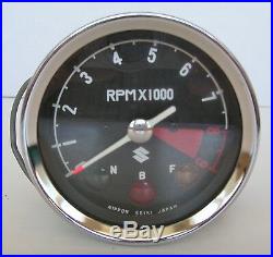 Vintage Nos Suzuki 9000 RPM (8000 Redline) Tachometer #3